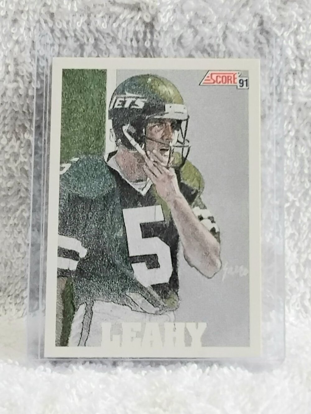 5/$20 Mint 1991 Score Pat Leahy MVP NFL Card 636!!